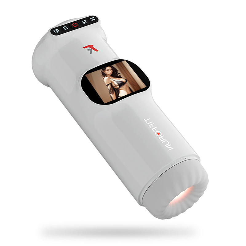 2026 New Stroker Uxol Heating 9 Vibration & 9 Thrusting Male Stroker with Moan Function, Full LCD Display Uxolclub Sex Toys for Men