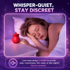 Quiet waterproof rose tongue toy