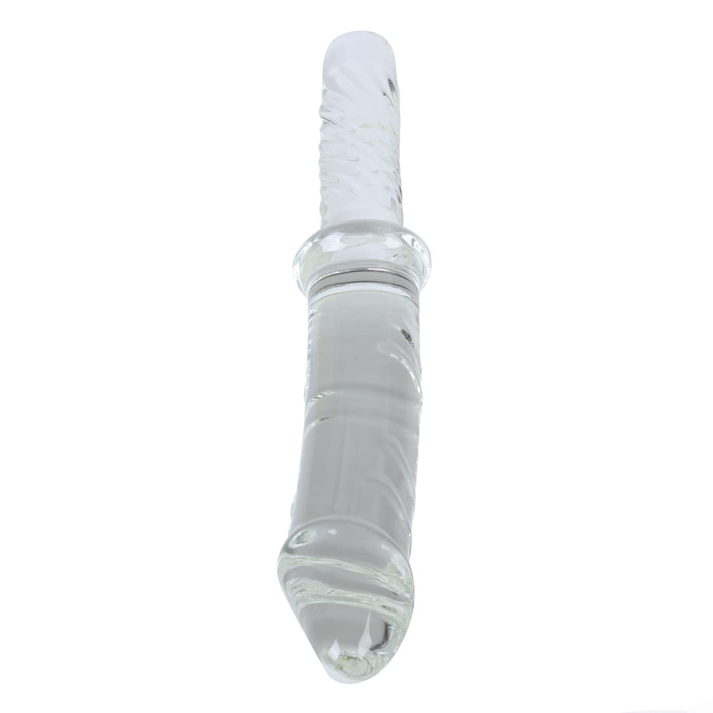 11.4" Large Clear Glass Dildo Crystal Penis Glass – product view 5