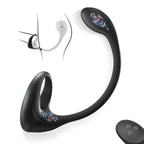 3 in 1 Dual Motor 10 Modes Vibrating Cock Ring with Anal Plug, Uxol 10 Vibration Modes Adult Sex Toys for Men Couples, Prostate Massager G spot Nipple Vibrator Remote Control – product view 2