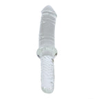 11.4" Large Clear Glass Dildo Crystal Penis Glass – product view 6