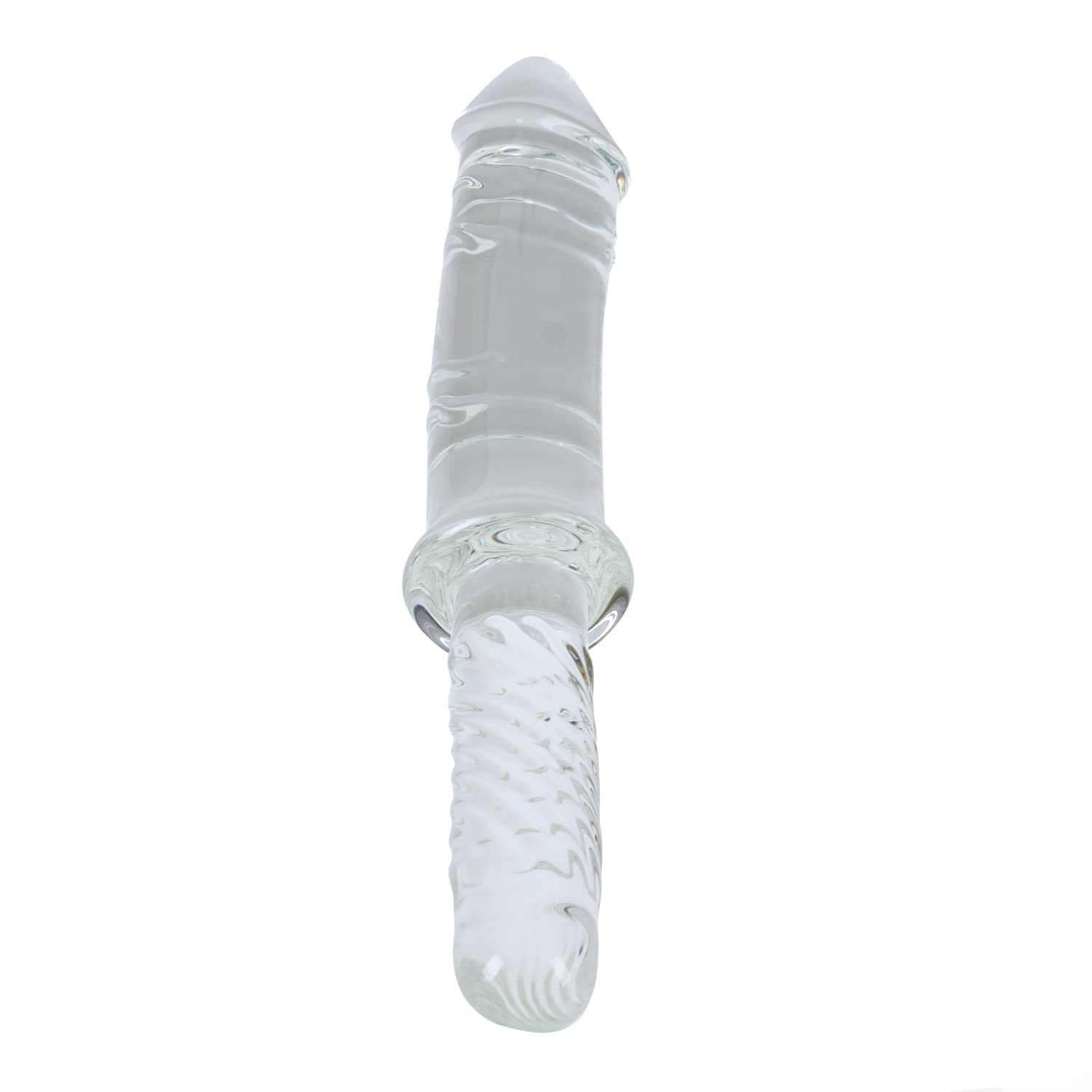 11.4" Large Clear Glass Dildo Crystal Penis Glass – product view 6