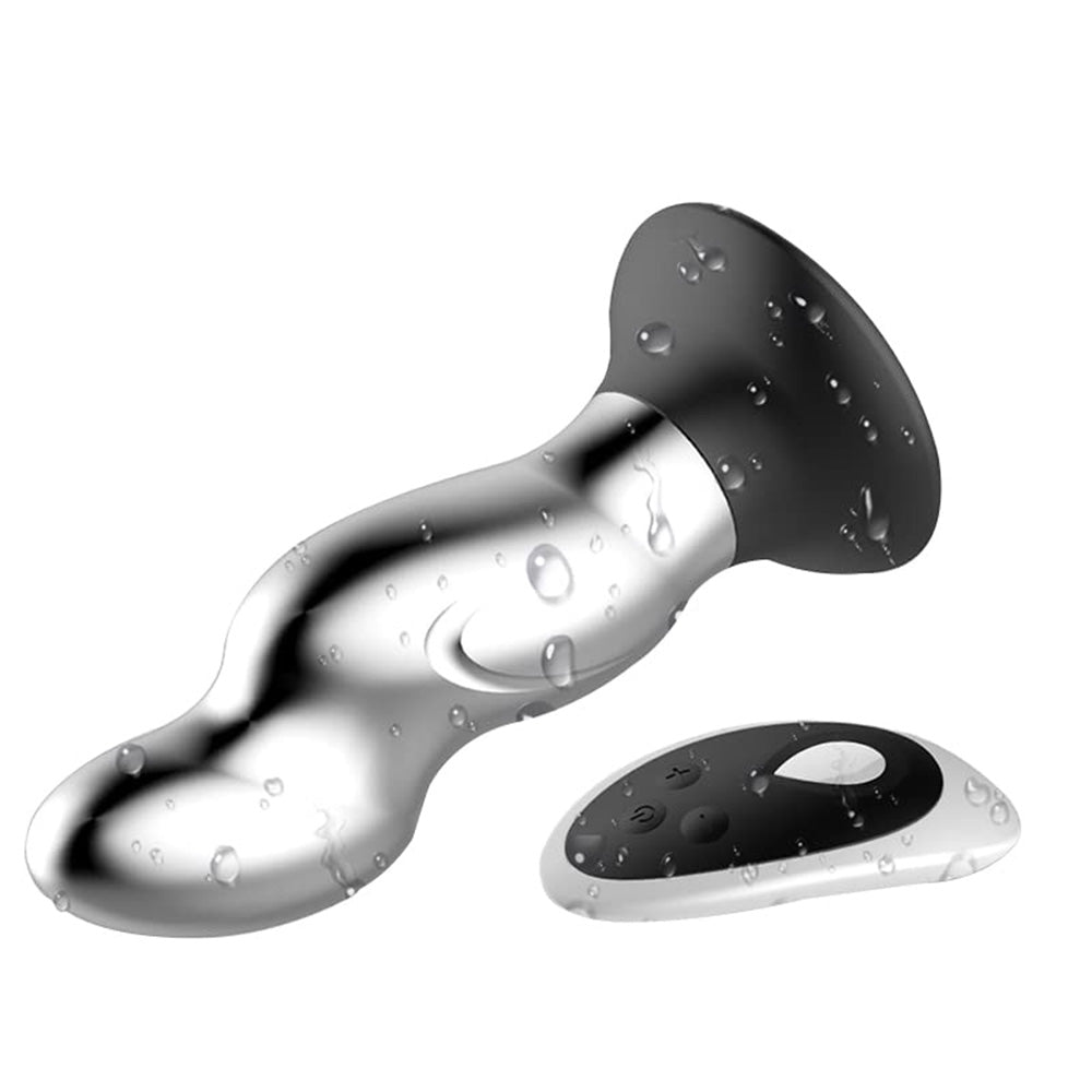 Aluminum Alloy Silicone Waterproof Trainer Set Automatic Remote Control Anal Plug – product view 5