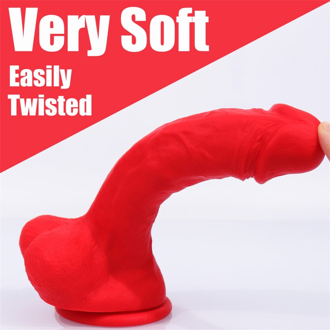 5.9 in Aimitex five colors long silicone dildo