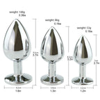 Metal & Stainless Steel Anal Plug – product view 2