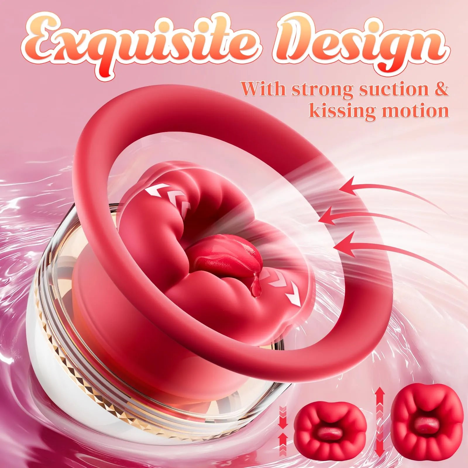 Noti soft silicone tongue-feel design