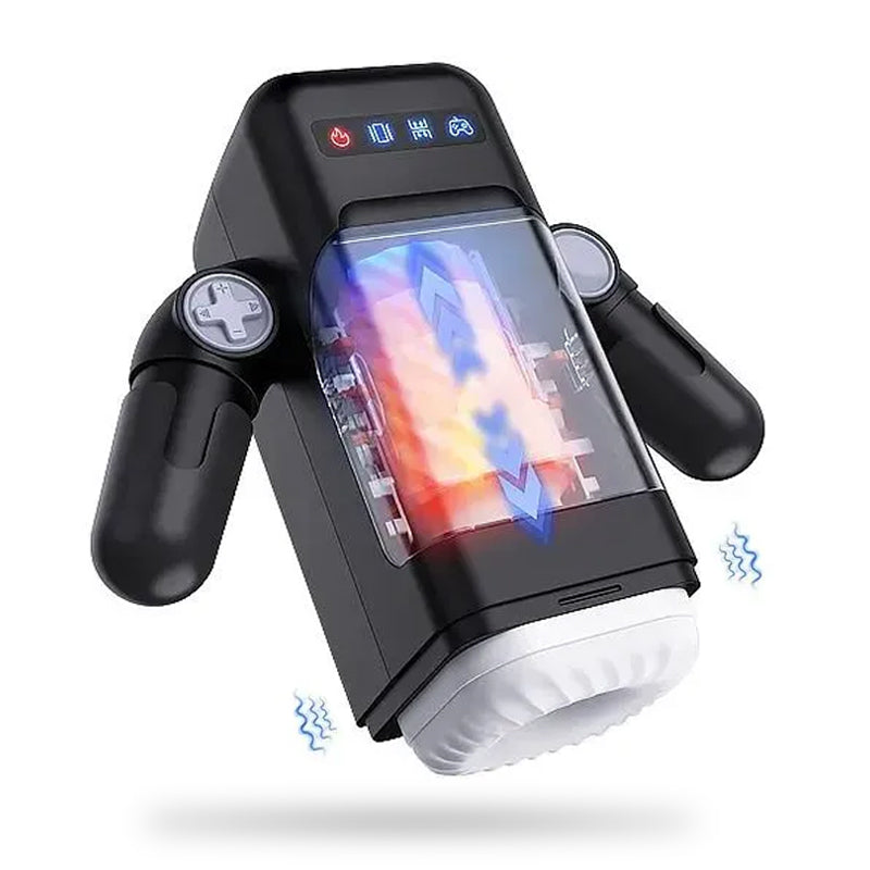 QuantumBot Automatic Male Strokers Cup with 10 Thrusting & Vibration Modes