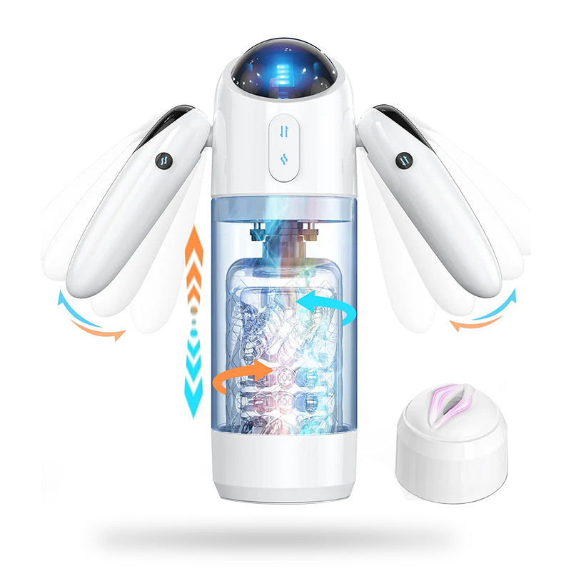 Automatic Robot Handheld 7 Thrusting 4 Rotation One Key Brust Male Stroker — product image 2