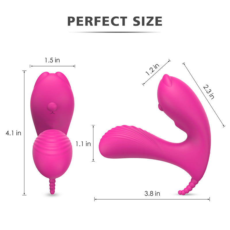 G-Spot Clitoris Wearable Silicone Wireless Remote Control Vibrator – product view 6