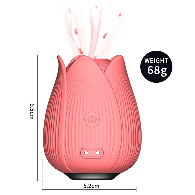 7 Modes Sucking & Vibrating Rose Vibrator Vibrating Suction for Women – product view 6