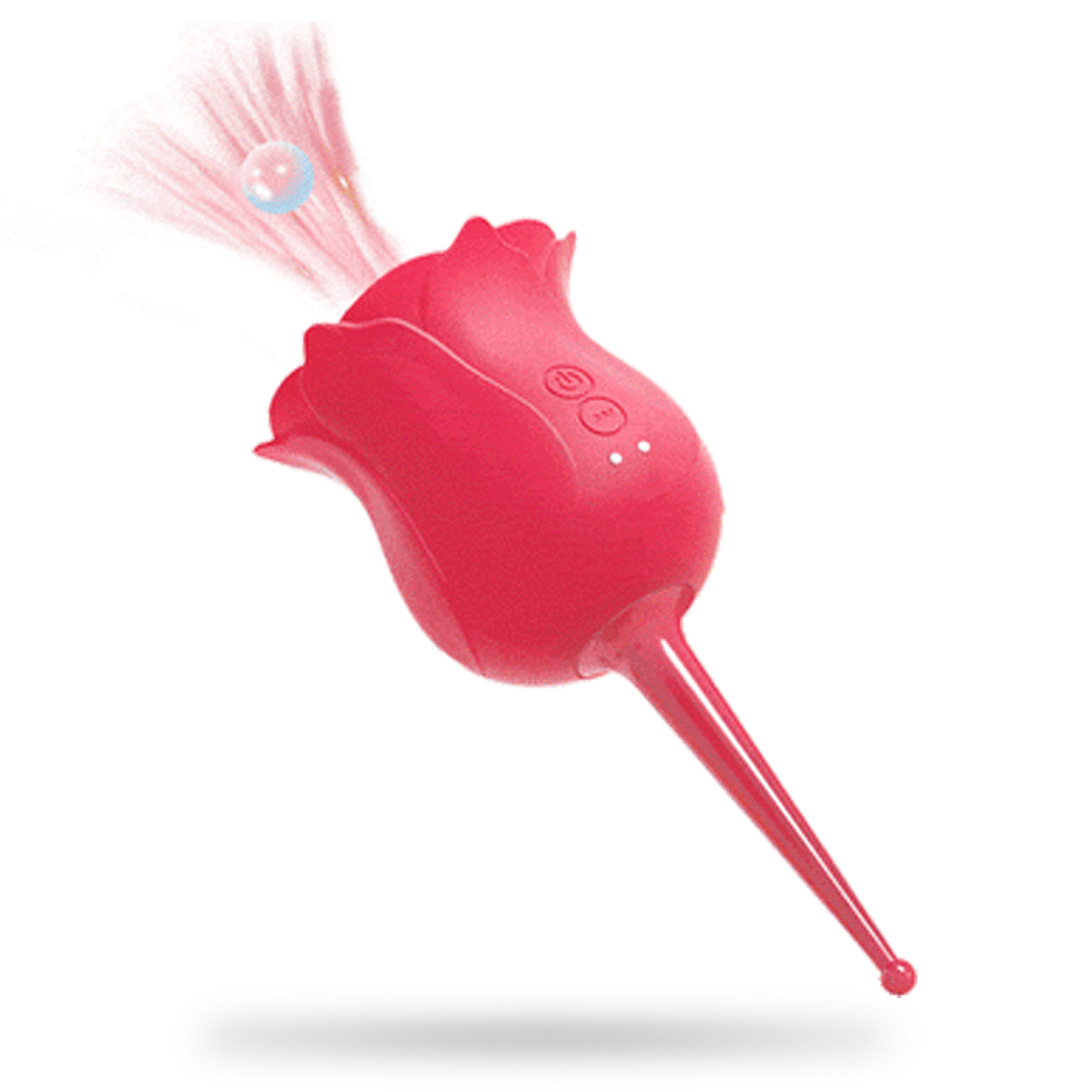 Rose Vibrater | Rose Suction Vibrator Women's Masturbator