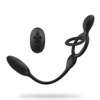 3 in 1 Couple Vibrator 10 Vibration Modes Penis Ring