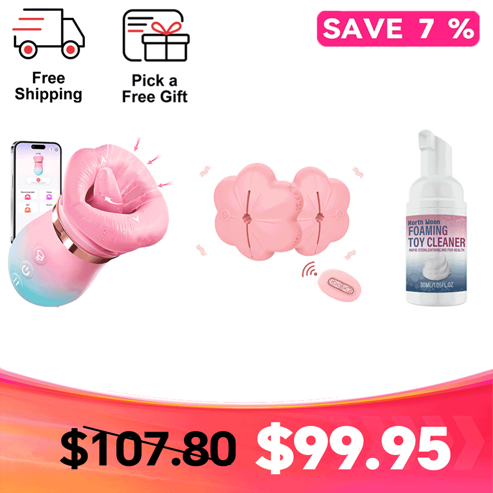KissMaster - App-Controlled Tongue & Suction Massager