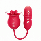 Rose Romeo Dual Tongue Rose Adult Toys Vibrators 10 Licking Thrust