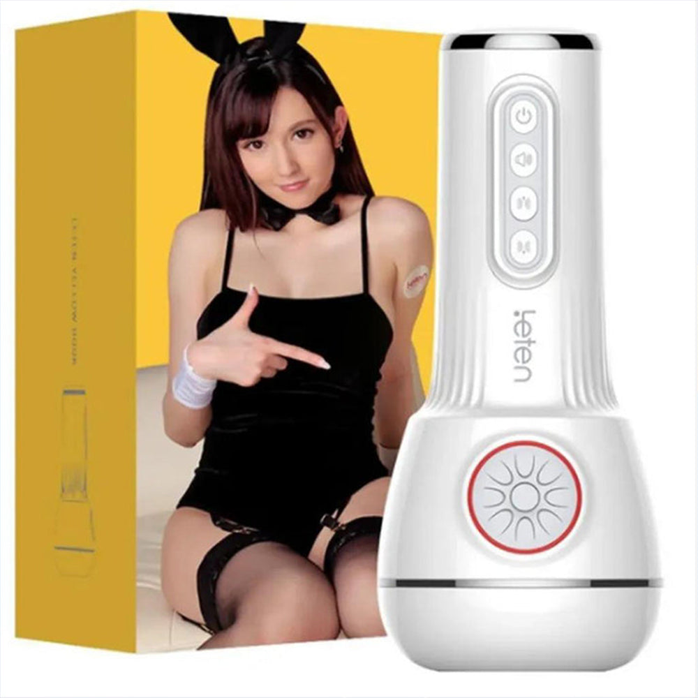 Leten IV 10 Vibrating & Sucking Male Stroker With Heated Voice – product view 19