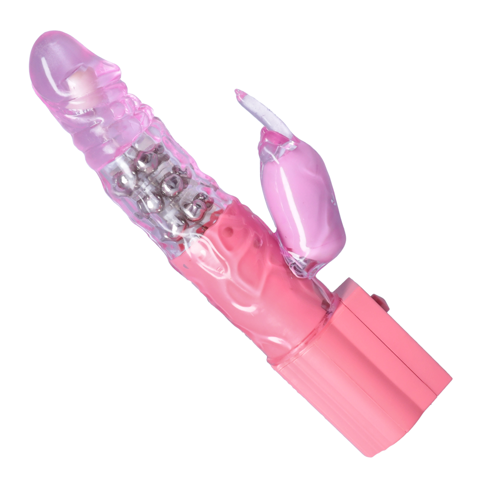 Wet Dreams Love Bunny Rabbit Vibrator Dildo dual-action vibrator side view | AnneToys