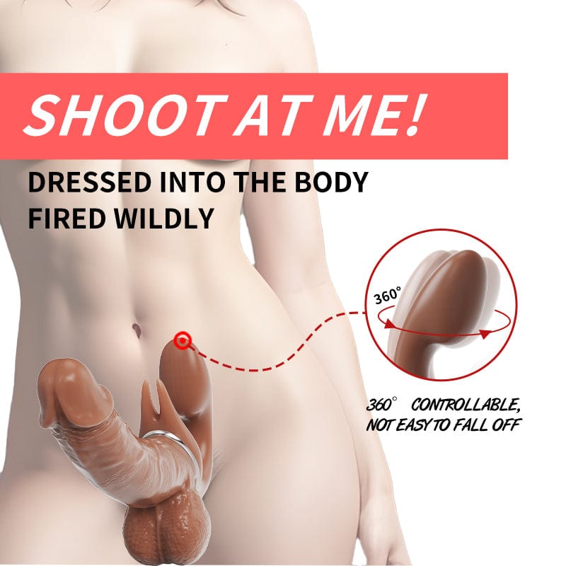 6.1 in Double-Ended Dildos Female 10 Frequency Variable Sex Machine Clitoris Vibrator