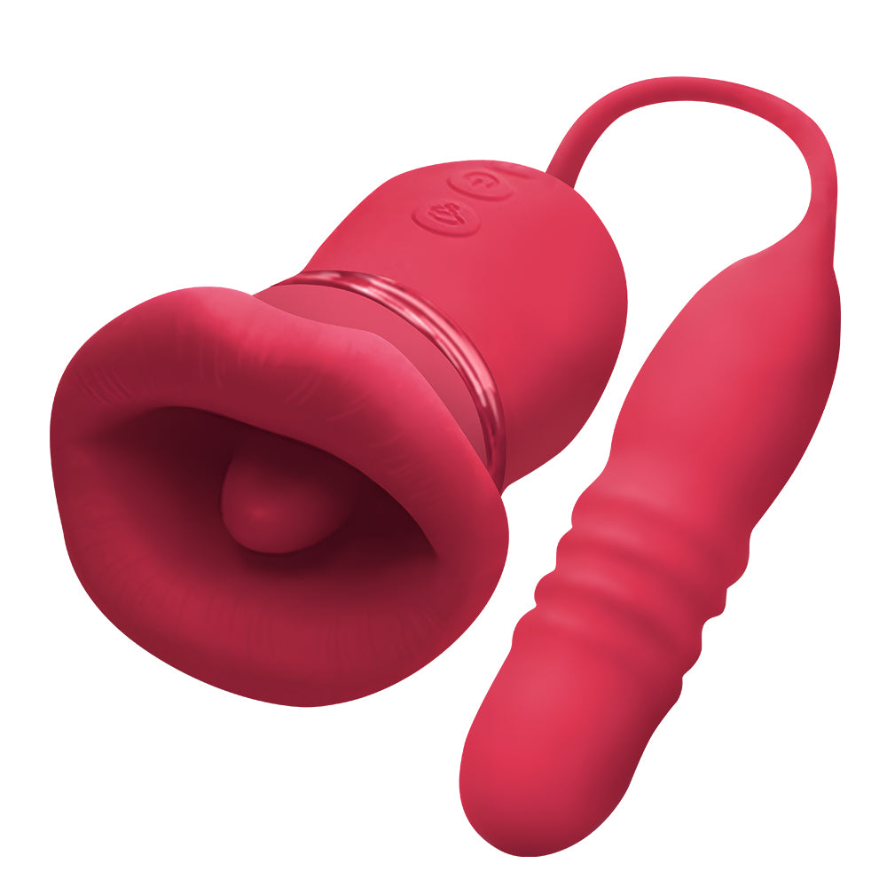 Kissel 5-in-1 Tongue-Style & Internal Motion Massager