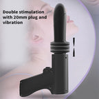 4 Modes 2-in-1 Thrusting Dildo & Anal Dildo Vibrator – product view 5