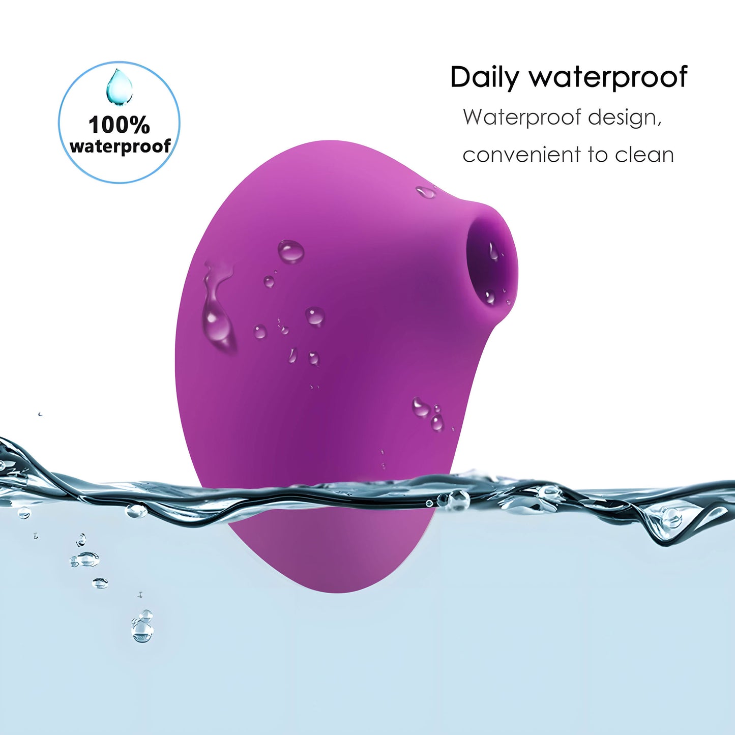 AuraEgg Petite Soft-Touch Suction Vibe