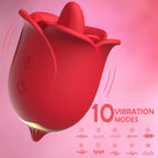 Rose Toys Nipples Clitoral Stimulator With Tongue For Women