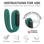U-Shaped Female Wearable Without Inserting Vibrator – product view 3