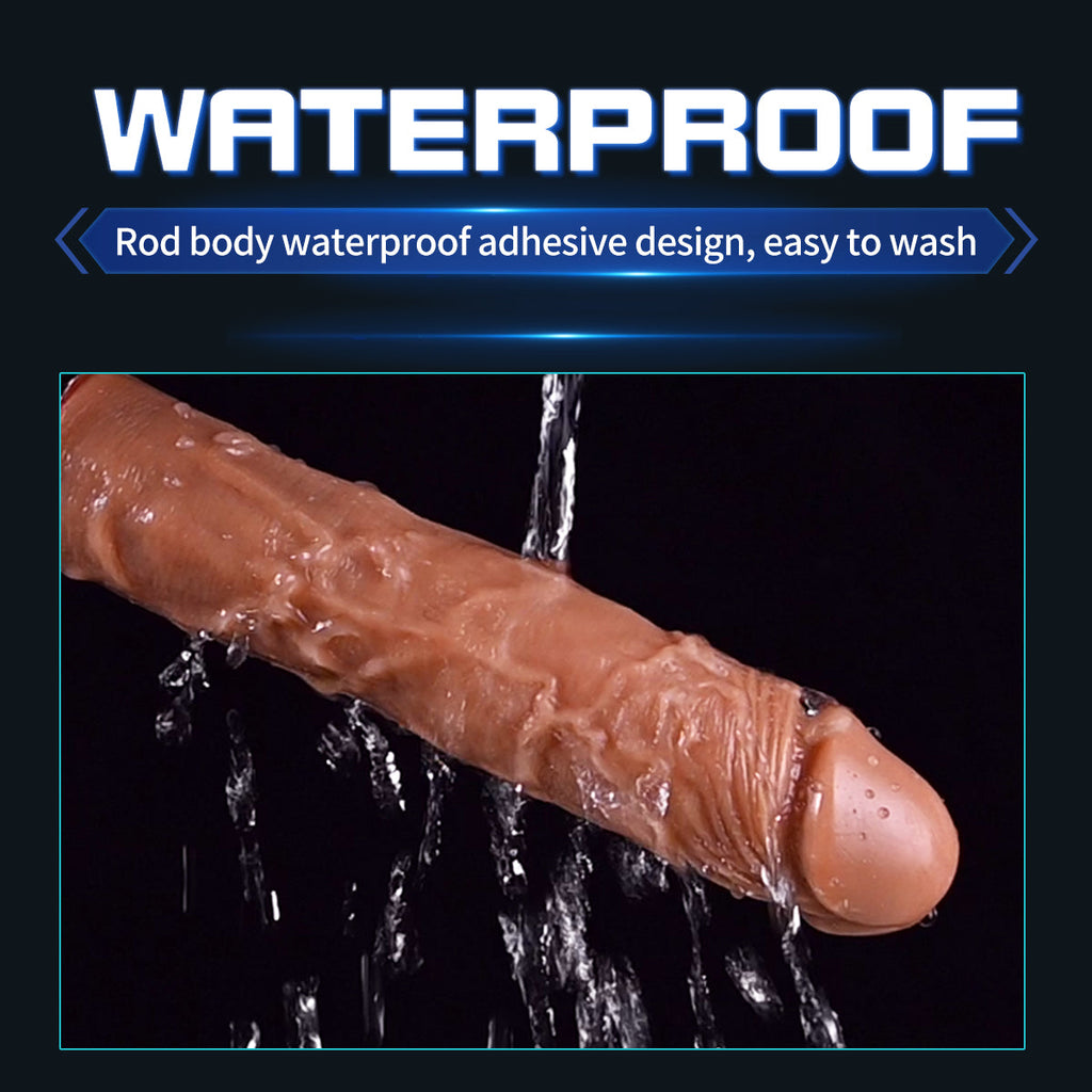 Baseball Bat 10 Vibrating & Thrusting Heating Telescopic Realistic Dildos – product view 8