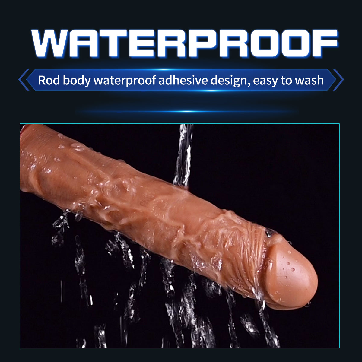 Baseball Bat 10 Vibrating & Thrusting Heating Telescopic Realistic Dildos – product view 8