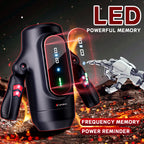 2026 Newest Male Handheld Stroker With 9 Telescopic Vibration LED Display Intelligent Heating Voice – product view 5