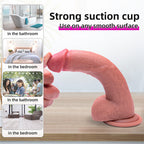 8.4 Inch Liquid Silicone Simulation Double Layer Allovers Dildo