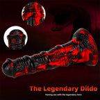Special-Shaped Mixed-Color Artificial Horse Dick Silicone Dildo – product view 2