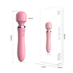 Double-Headed Vibrator Multi-Frequency Masturbator – product view 4