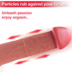 7.1 Inch Thickened Silicone Dildo| Suction Cup Allovers Thrusting Dildo – product view 3