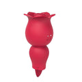 2 in 1 Rose Suction Vibrator and Tongue Vibrator for Female Male – product view 5