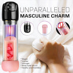 VeloThrust Vibration 6 Mode Suction Penis Pump, 2 in 1 Penis Enlargement Vacuum Pump Penis Trainer – product view 3
