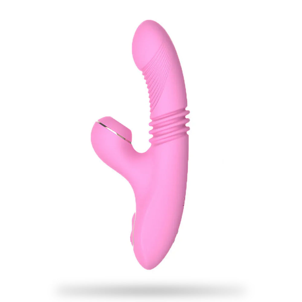 Sucking Vibrating Dildo Telescopic Heating Dildos Sex Toy – product view 5
