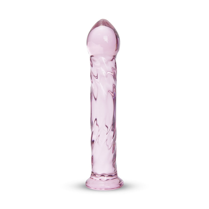 Crystal Glass Butt Plug Glass Dildo 6.7 Inch – product view 2
