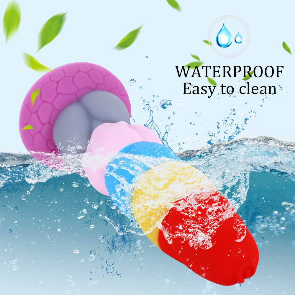8 Inch Rainbow Dildo Silicone Best Suction Cup Allovers Dildo – product view 14