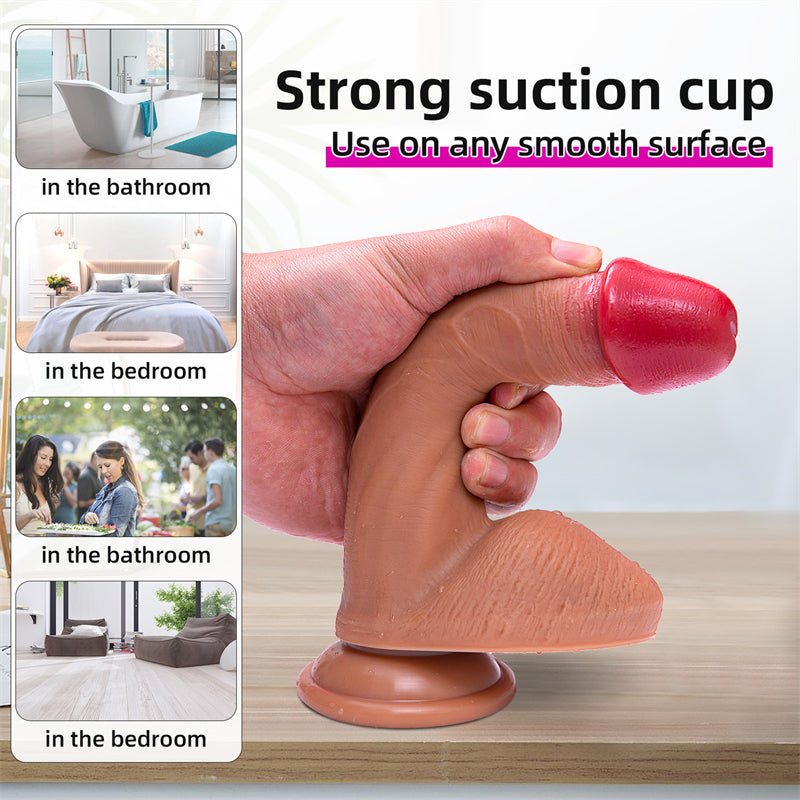8.7 Inch Dildo Double Layer Liquid Silicone Allovers Dildo