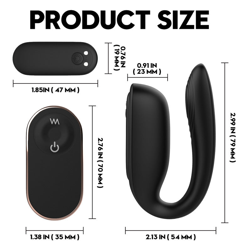 U-Shaped Female Wearable Without Inserting Vibrator – product view 8