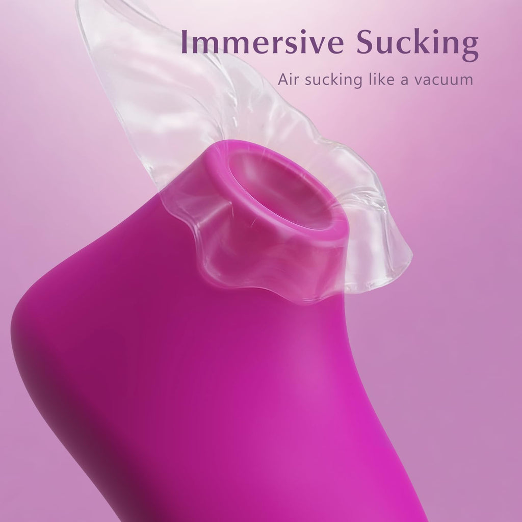 Clitoral Suction Vibrator Better Grip and Waterproof for Bath Play – product view 3