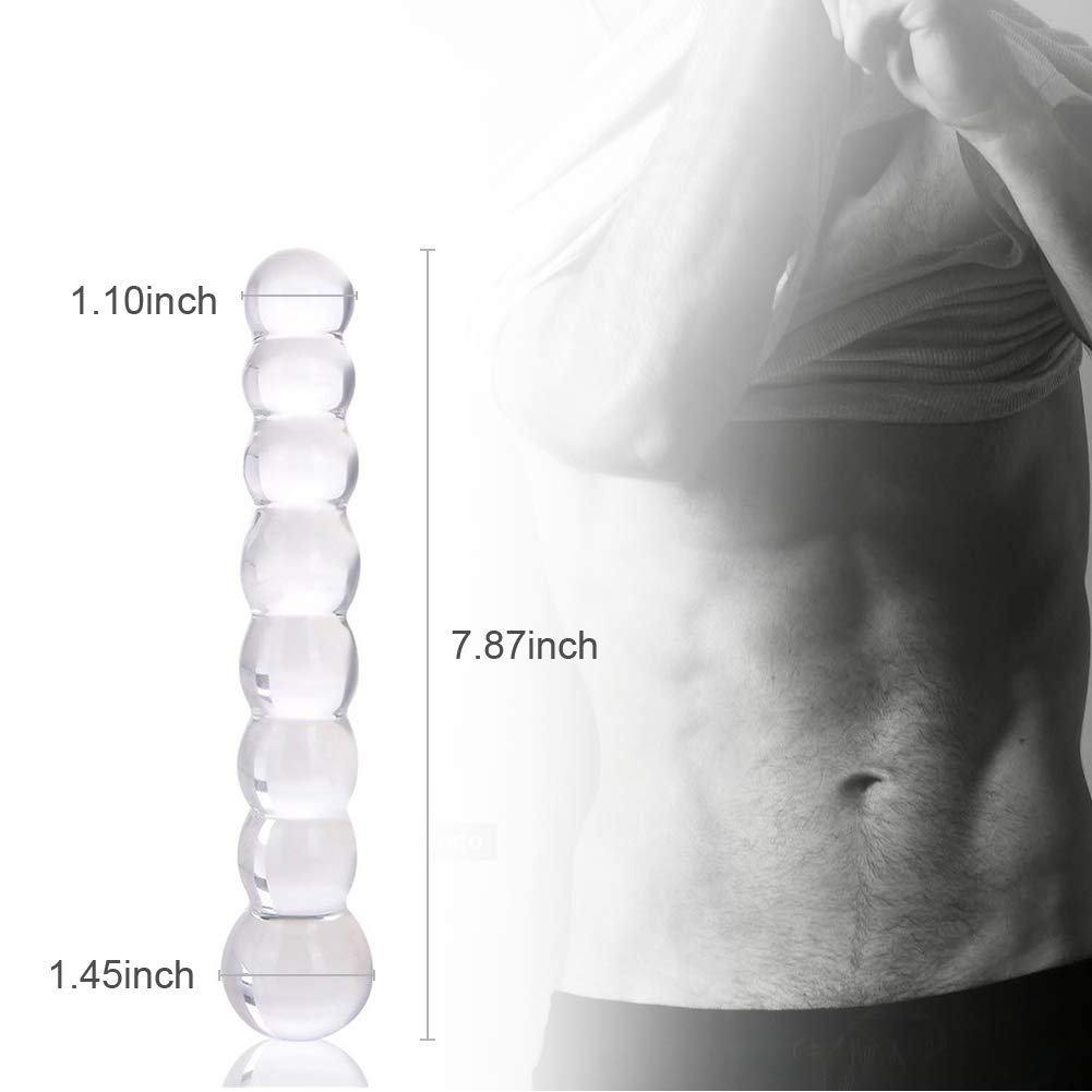 Funny Crystal Penis Ass Glass Anal Dildo Butt Plug Sex – product view 7