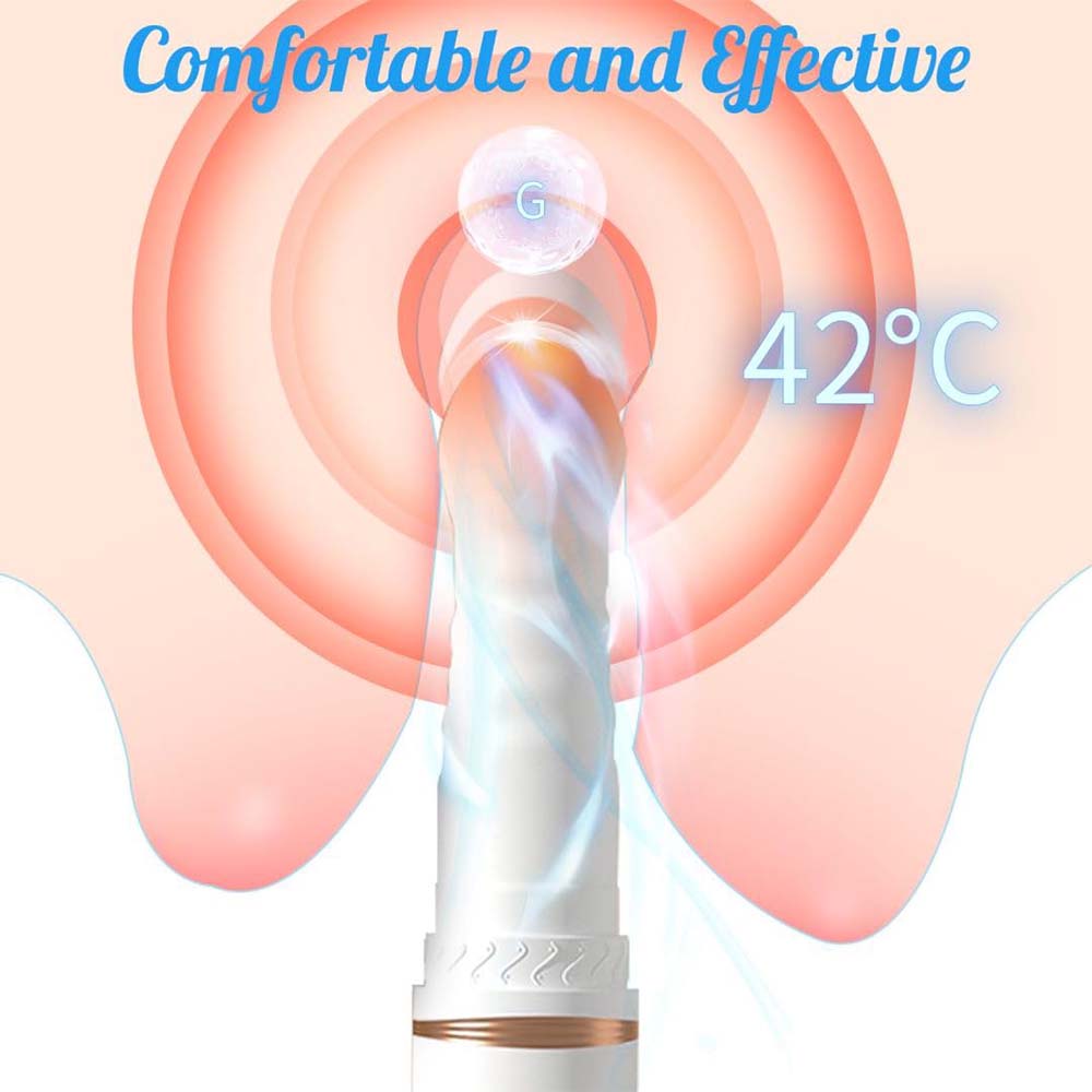 3-Frequency Automatic Telescopic Vibration Smart Heated Dildo – product view 5