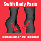 5.9 in Aimitex five colors long silicone dildo