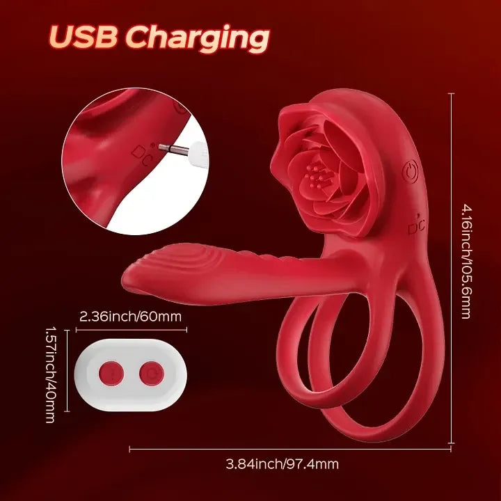 More Rumble Set - Mini Wand & External Couples Ring