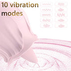 Rose Vibrator Series with Vibrating Tongue Vibrating Suction Sex Toys – product view 2
