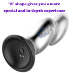 Aluminum Alloy Silicone Waterproof Trainer Set Automatic Remote Control Anal Plug – product view 4