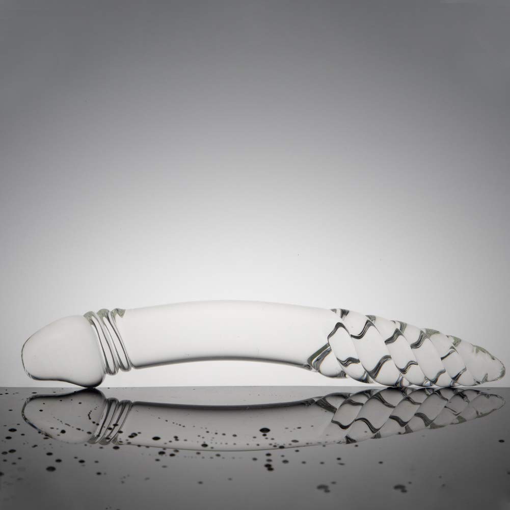 Crystal Double-Ended Glass Dildo – product view 3