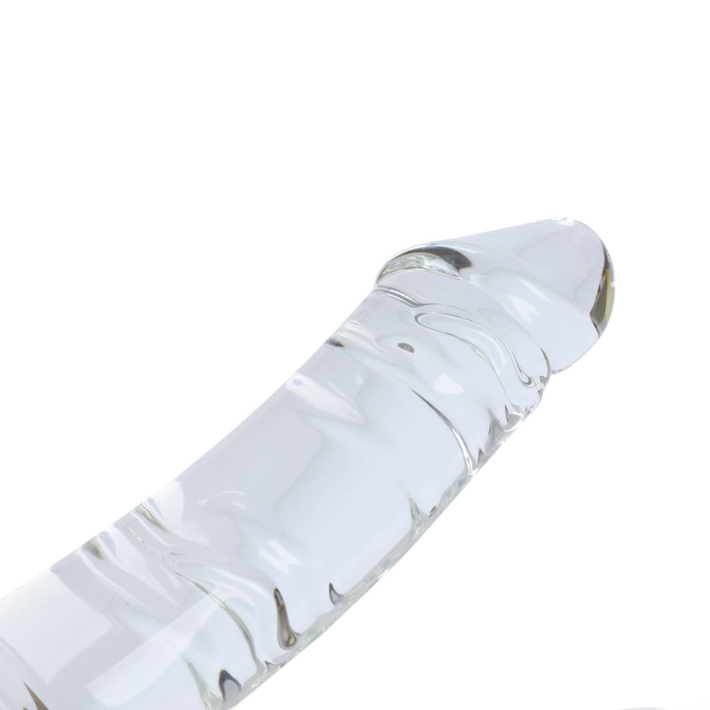 11.4" Large Clear Glass Dildo Crystal Penis Glass – product view 2