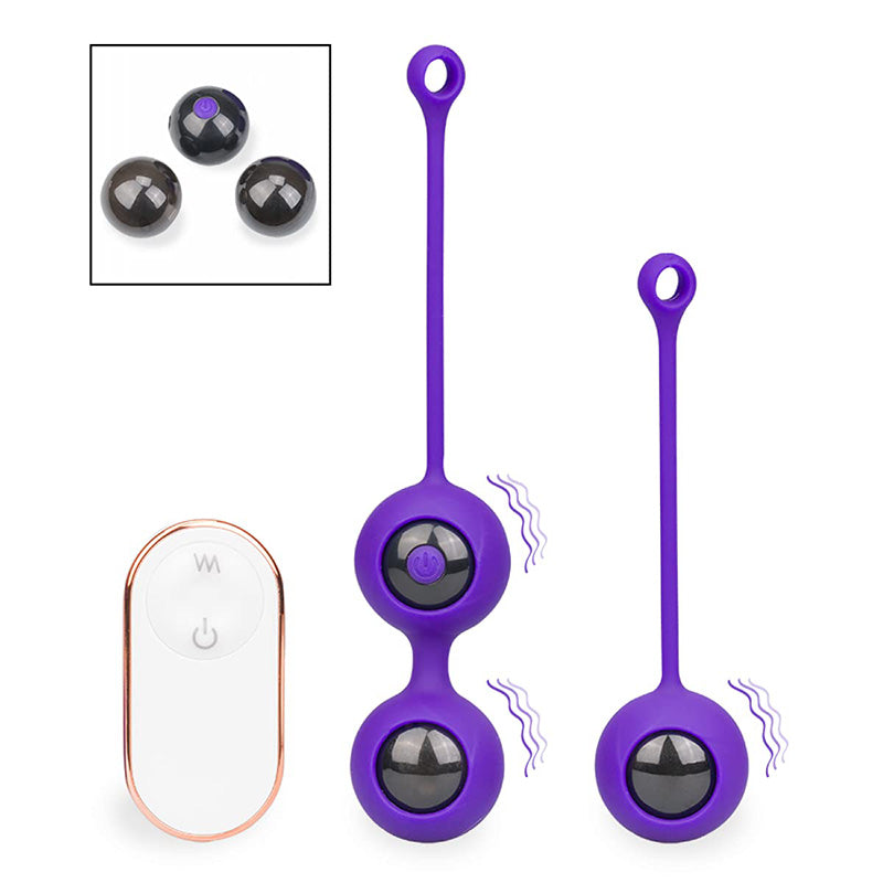 Remote control vibrating Kegel ball private part contraction pelvic floor muscle vibrator – product view 2